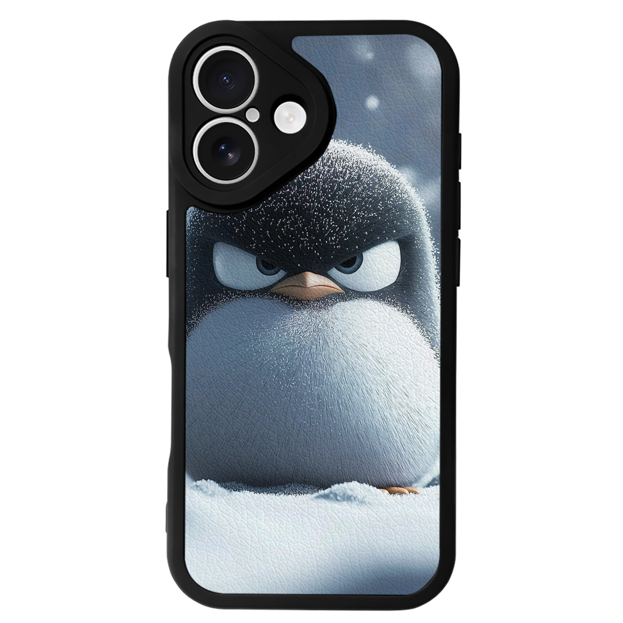 （画像用） Angry Birds アングリーバード 【iPhone 16シリーズ対応】シリコンスマホケース（レザー調） 材質：シリコン